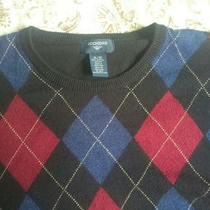 Docker's Men's Checkered Sweatshirt